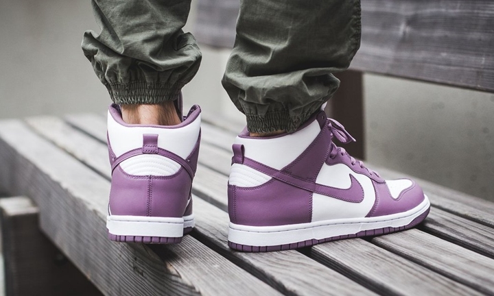 nike dunk high violet