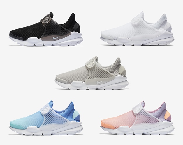 ナイキ ウィメンズ ソック ダート BR 5カラー (NIKE WMNS SOCK DART BR “Black/Pale Grey/White/Gradient Blue”) [896446-001,002,100,400,800]