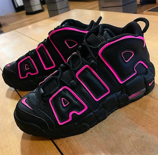 4/1発売！ナイキ ウィメンズ エア モア アップテンポ “ブラック/ハイパー ピンク” (NIKE WMNS AIR MORE UPTEMPO “Black/Hyper Pink”) [415082-003]