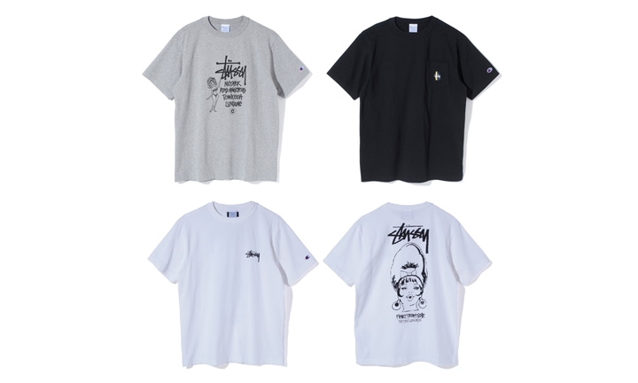 STUSSY × Champion 2017 SPRING 第2弾！TEE 3型が3/24発売！ (ステューシー チャンピオン 2017年 春)