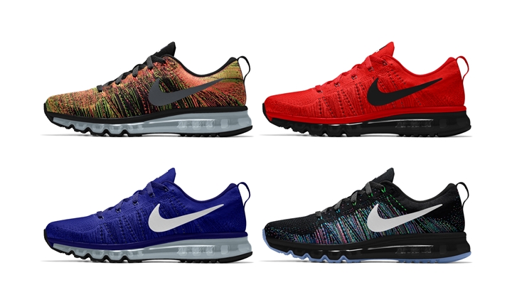 マルチカラーが選択可能！NIKE iD FLYKNIT AIR MAX (ナイキ フライニット エア マックス)