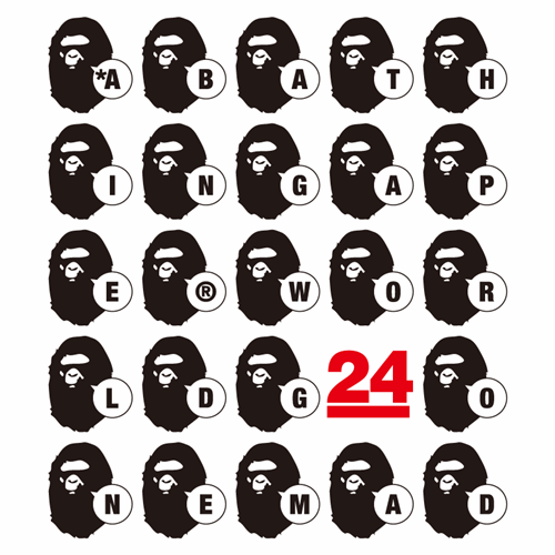 ブランド設立24周年を迎えるA BATHING APEから記念コレクション「A BATHING APE NOWHERE 24th Anniversary」が4/1発売！ (ア ベイシング エイプ)