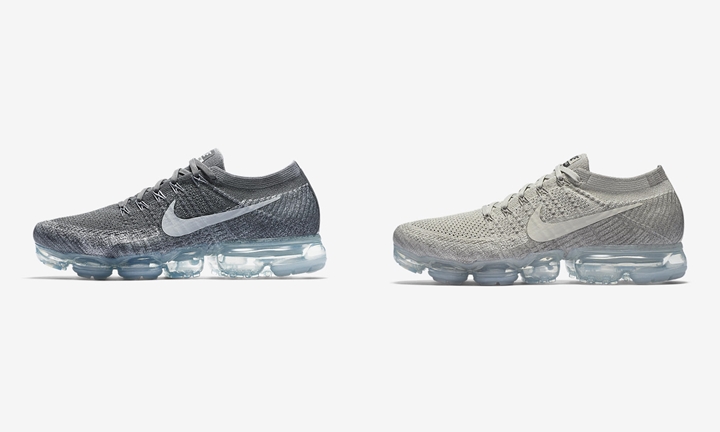 4/27発売予定！ナイキ エア ヴェイパーマックス フライニット “ダーク グレー/ペール グレー” (NIKE AIR VAPORMAX FLYKNIT “Dark Grey/Pale Grey”) [849558-002,005]