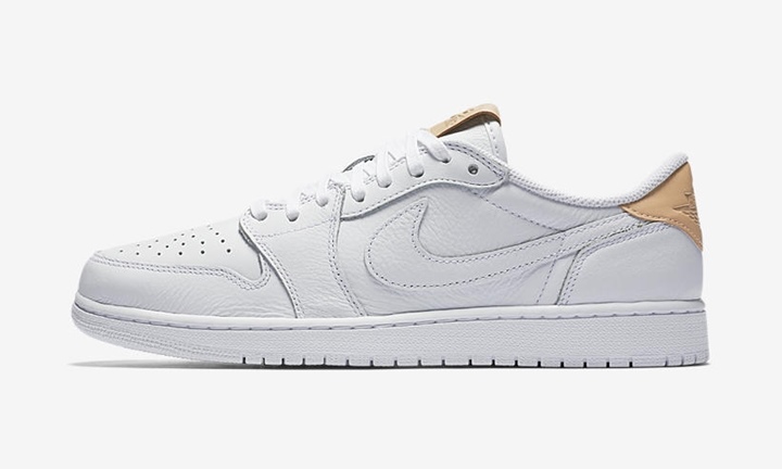 air jordan 1 low og premium white & vachetta tan