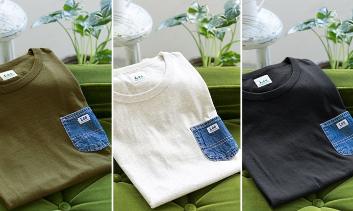 Leeオリジナルのデニム生地のポケットをあしらったLee × URBAN RESEARCH DOORS −natural− DENIM POCKET TEEが4月下旬発売！ (リー アーバンリサーチ ドアーズ)