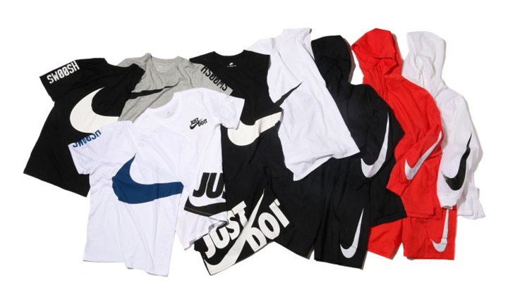 ビッグスウッシュを大胆にプリントした「NIKE SPORTSWEAR BIG SWOOSH COLLECTION」が4/8からSports Lab by atmosにて発売！ (ナイキ スウッシュ コレクション)