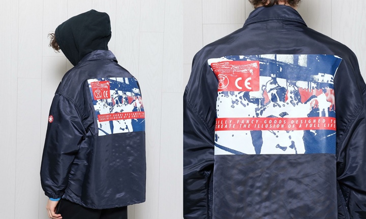 ビッグシルエットのC.E FIG-NAV JACKET ナイロンジャケット (シーイー)