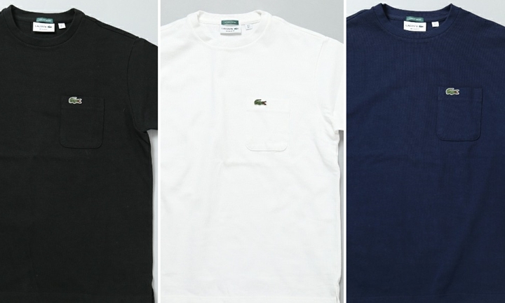 LACOSTE × EDIFICE 別注 ポケット TEE 3カラーが5月上旬発売！ (ラコステ エディフィス)