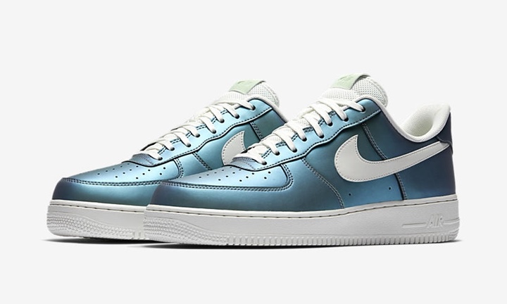 ナイキ エア フォース 1 ロー 07 エレベート “イリディセント – フレッシュ ミント” (NIKE AIR FORCE 1 LOW 07 LV8 “Iridescent – Fresh Mint”) [823511-301]