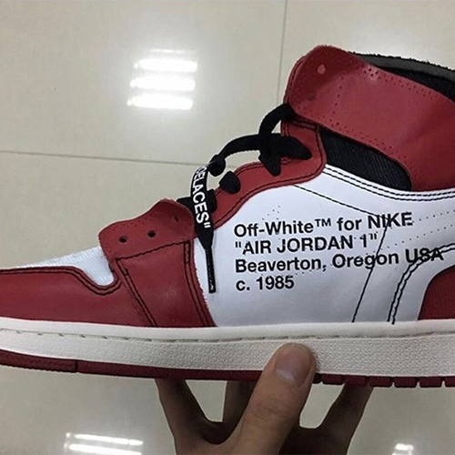 【真偽不明リーク】OFF-WHITE c/o VIRGIL ABLOH × NIKE AIR JORDAN 1 "Chicago" (オフホワイト ナイキ エア ジョーダン 1 "シカゴ")