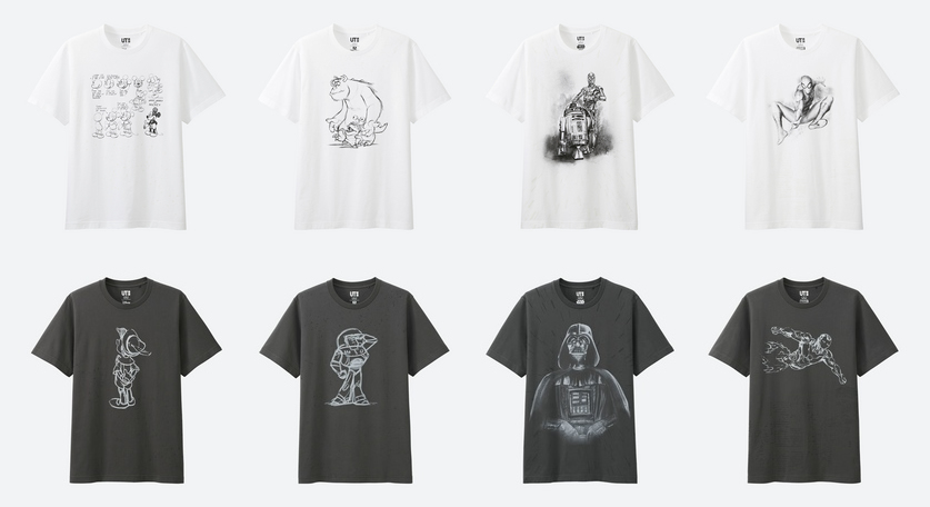 UNIQLO UT × Disney/PIXAR/STAR WARS/MARVELのコラボ！ライトを当てると光る「リフレクティブ プリント コレクション」が4/21発売！ (ユニクロ ディズニー ピクサー スターウォーズ マーベル)