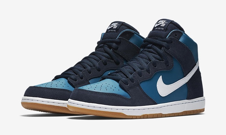 ナイキ ダンク SB ズーム ハイ プロ “オブシディアン/インダストリアル ブルー” (NIKE DUNK SB ZOOM HIGH PRO “Obsidian/Industrial Blue”) [854851-414]