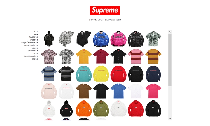 4/15発売！SUPREME (シュプリーム) × Comme Des Garçons SHIRT (コム デ ギャルソン・シャツ) & SPRING/SUMMER レギュラーアイテム一覧！