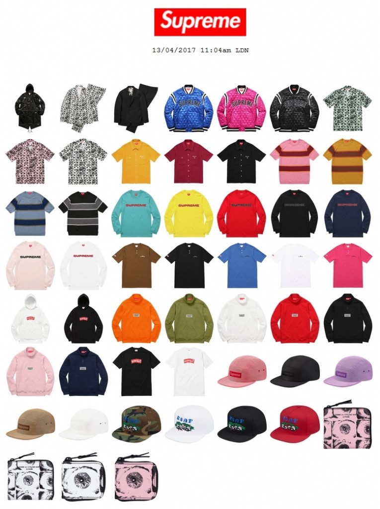 4/15発売！SUPREME (シュプリーム) × Comme Des Garçons SHIRT (コム デ ギャルソン・シャツ) & SPRING/SUMMER レギュラーアイテム一覧！