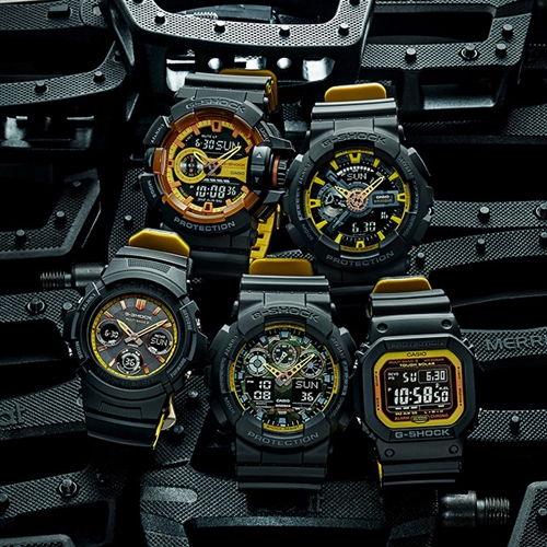 G-SHOCKからスポーティミックスをデザインテーマに、ブラック×イエローカラー Newモデルが5月発売！ (Gショック ジーショック)