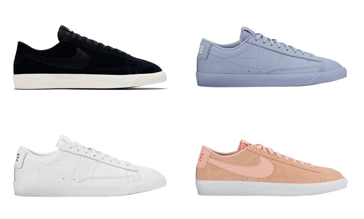 ナイキ ブレーザー ロー 4カラー (NIKE BLAZER LOW "Black/Glacier Grey/Summit White/Arctic Orange") [371760-024,025,109,801]