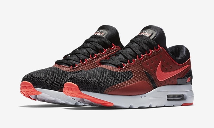 5月発売！ナイキ エア マックス ゼロ エッセンシャル “ブラック/ブライト クリムゾン” (NIKE AIR MAX ZERO ESSENTIAL “Black/Bright Crimson”) [876070-007]