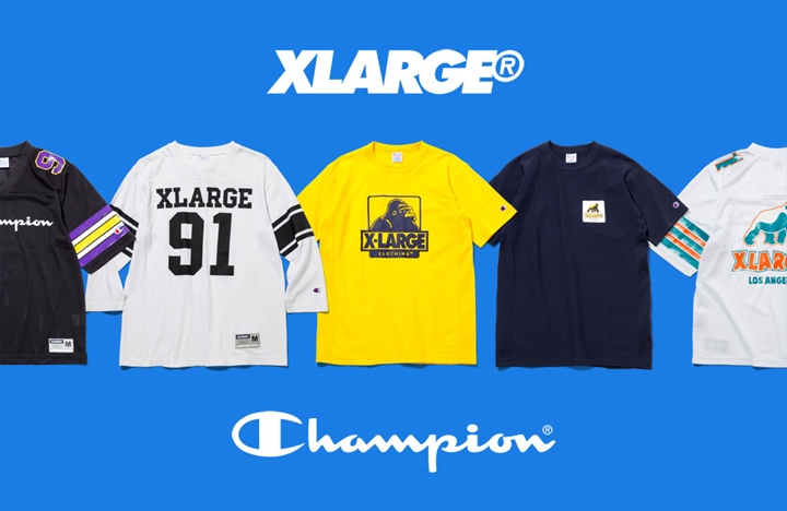 X-large × Champion 2017 S/S コラボが4/28発売！ (エクストララージ チャンピオン)