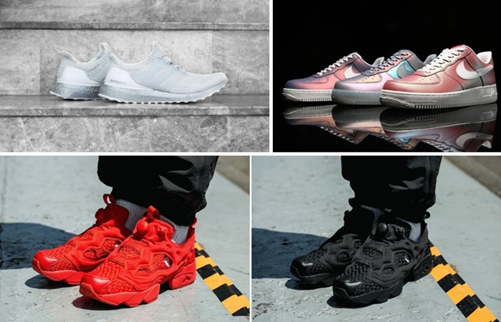 【まとめ】4/28発売の厳選スニーカー！(adidas ULTRA BOOST 3.0)(NIKE AIR FORCE 1 LOW 07 LV8 “Iridescent”)(REEBOK INSTA PUMP FURY “Woven Pack”)他