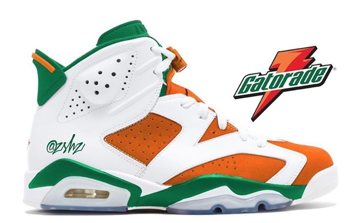 10/21発売予定！ナイキ エア ジョーダン 6 レトロ “ゲータレード” (NIKE AIR JORDAN VI RETRO “Gatorade”) [384664-145]