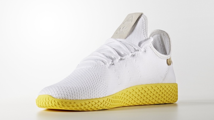 5/6発売！Pharrell Williams x adidas Originals Human Race Tennis HU “White/Yellow” (ファレル・ウィリアムス アディダス オリジナルス ヒューマン レース テニス “ホワイト/イエロー”) [BY2674]