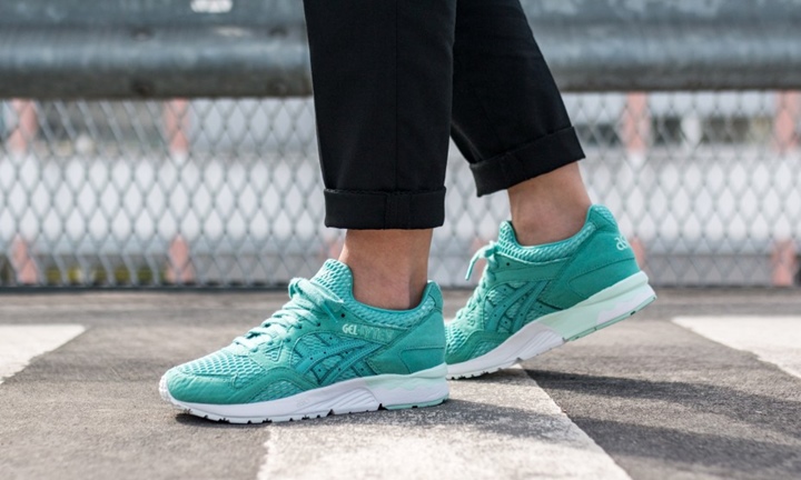 asics gel lyte v agave green