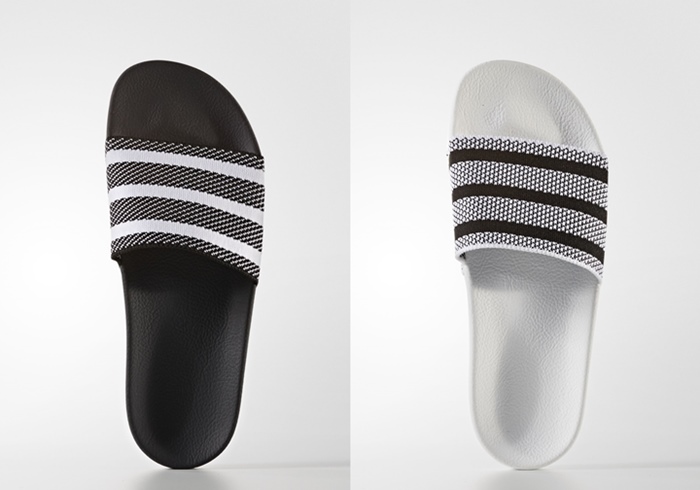 バンドアッパーにプライムニットを採用したアディダス オリジナルス アディレッタ (adidas Originals ADILETTE PRIMEKNIT {PK}) [BB0118,0119]