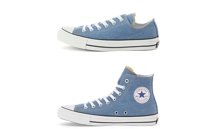 アメリカのデニムメーカー「コーンデニム」素材をアッパーに採用したCONVERSE ALL STAR 100 DENIM US WASHED OX/HIが5月発売 (コンバース オールスター 100 デニム US ウォッシュド)