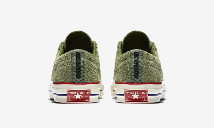 UNDEFEATED x CONVERSE ONE STAR “Capulet Olive” (アンディフィーテッド コンバース ワンスター “オリーブ”) [158894C-371]