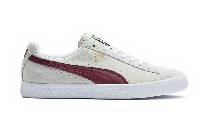 プーマ クライド プレミアム コア “プーマ ホワイト/カベルネ” (PUMA CLYDE PREMIUM CORE “Puma White/Cabernet”) [362632-05]