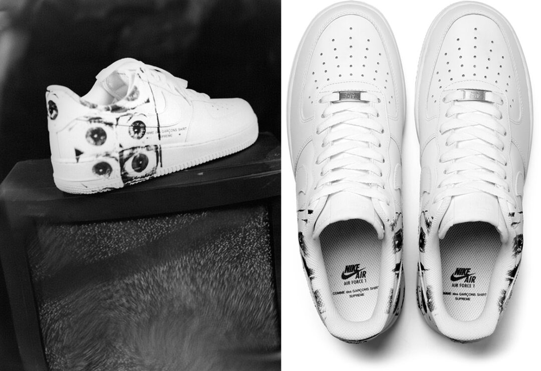 【速報】国内5/20発売！SUPREME × Comme Des Garçons SHIRT 2017 S/S × NIKE AIR FORCE 1 LOW (シュプリーム コム デ ギャルソン・シャツ ナイキ エア フォース 1 ロー) [923044-100]