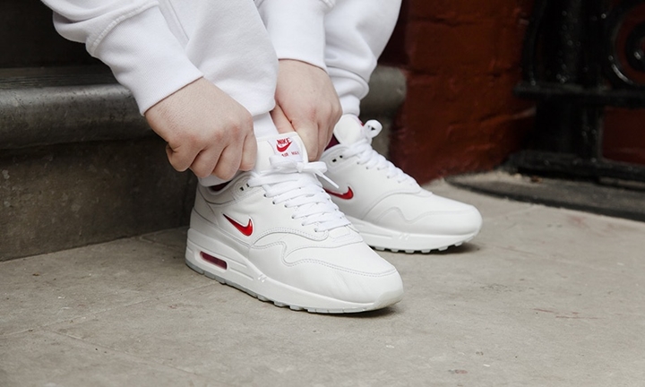 ナイキ エア マックス 1 ジュエル “ホワイト/レッド” (NIKE AIR MAX 1 Jewel “White/Red”)