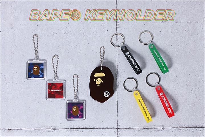 A BATHING APE KEYHOLDER COLLECTIONが5/27発売 (ア ベイシング エイプ キーホルダー コレクション)