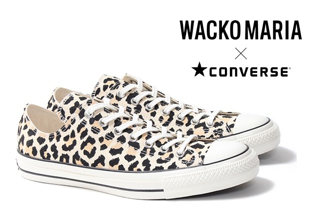 6/3発売！WACKO MARIA × CONVERSE ALL STAR 100 OX "Leopard" (ワコマリア コンバース オールスター 100 "レオパード")