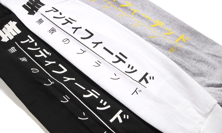 ブランドをカタカナで表現したUNDEFEATED MUTEKI L/SL TEE (アンディフィーテッド ムテキ ロングスリーブ TEE)