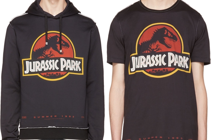 ジュラシック・パークのグラフィックを採用したドルチェ&ガッバーナ フーディー/TEE (Jurassic Park Dolce & Gabbana)