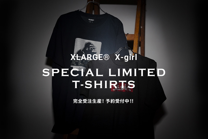 X-large/X-girlのロゴをラインストーンで表現した完全受注生産リミテッドTEE！予約がスタート (エクストララージ エックスガール)