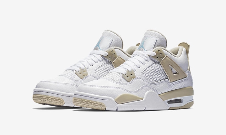 【オフィシャルイメージ】6/10発売予定！ナイキ ウィメンズ エア ジョーダン 4 “リネン” (NIKE WMNS AIR JORDAN 4 “Linen”) [487724-118]