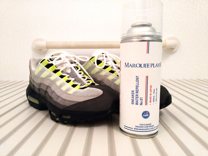 【PR レビュー】MARQUEE PLAYER (マーキープレイヤー) 防水スプレー 「SNEAKER WATER REPELLENT No.01 420ml」