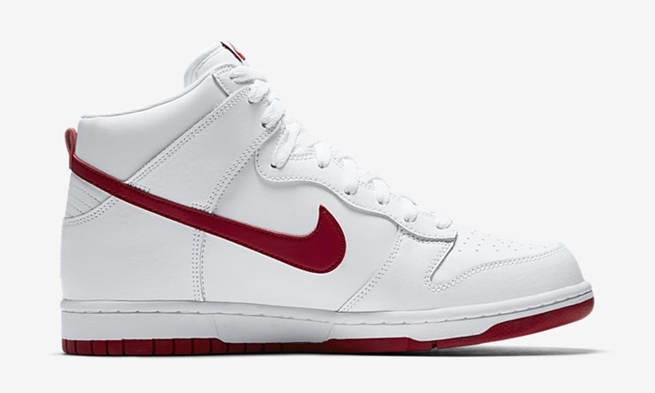 NIKE DUNK HIGH “White/Gym Red” (ナイキ ダンク ハイ “ホワイト/ジム レッド”) [904233-102