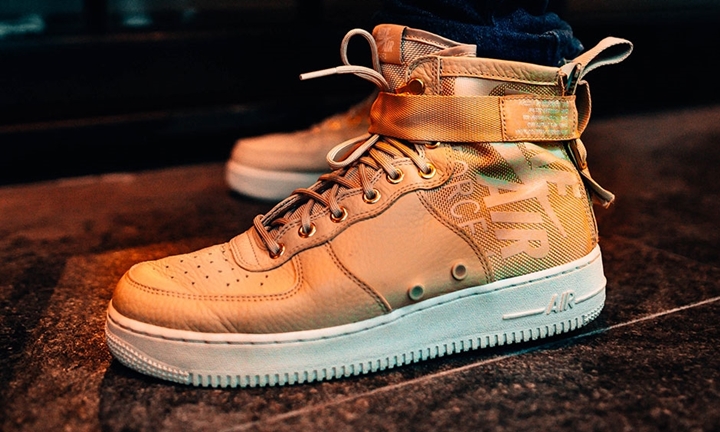 ナイキ スペシャル フィールド エア フォース 1 ミッド “マッシュルーム” (NIKE SPECIAL FIELD AIR FORCE 1 {SFAF-1} MID “Mushroom”) [917753-200]