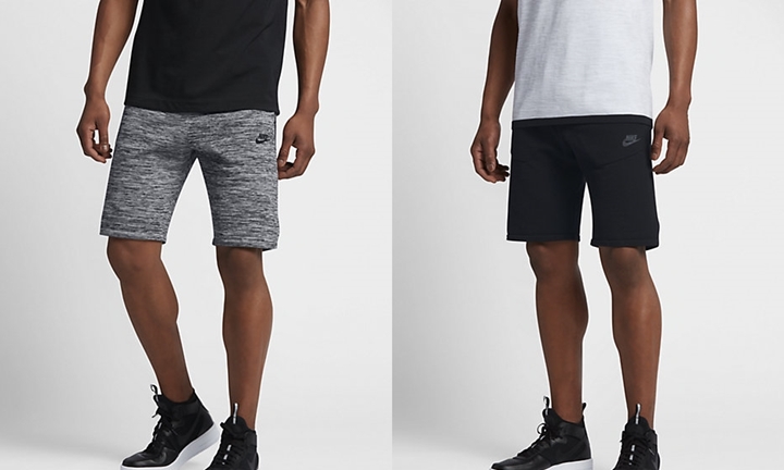 通気性と保温性を両立！ナイキ スポーツウェア テック ニット ショーツ (NIKE SPORTSWEAR TECH KNIT SHORTS) [834344-010,091]