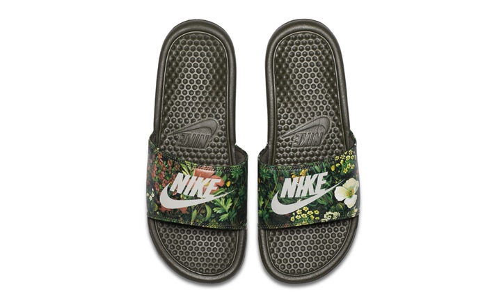 フラワーパターンのナイキ ウィメンズ ベナッシ JUST DO IT プリントが発売！ (NIKE WMNS BENASSI JDI PRINT) [618919-300]