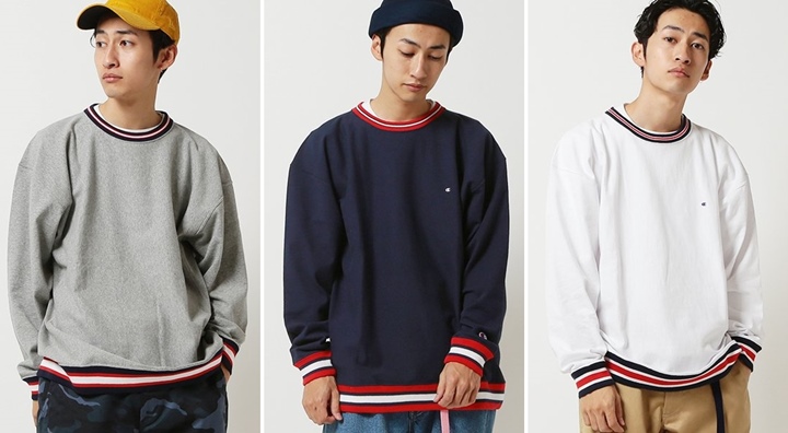 Champion × BEAMS 別注 ラインリブ ルーズフィットTEEが8月下旬発売 (チャンピオン ビームス)