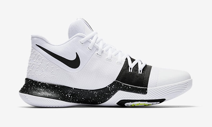 kyrie 3 tb white black