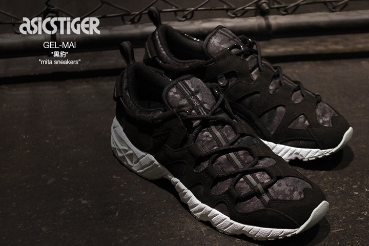 7/1発売！ASICS TIGER GEL-MAI "黒豹" "mita sneakers" (アシックス タイガー ゲル マイ "クロヒョウ" "ミタスニーカーズ") [HQ711-9090]