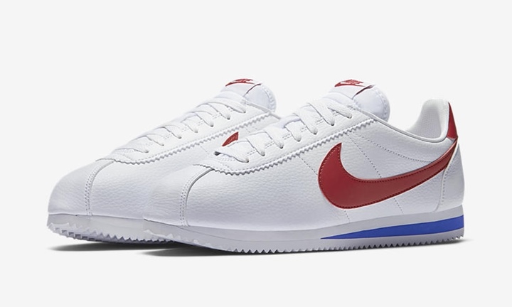 2017年 秋モデル！ナイキ クラシック コルテッツ レザー “ホワイト/バーシティー レッド” (NIKE CLASSIC CORTEZ LEATHER "White/Varsity Red" 2017 FALL) [749571-154]