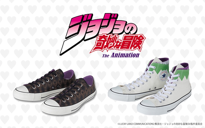 CONVERSE ALL STAR 100 × ジョジョの奇妙な冒険 コラボが7月下旬発売 (コンバース オールスター 100)