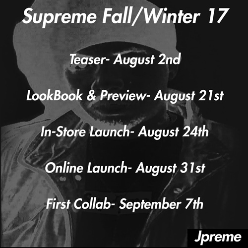 SUPREME 2017 FALL/WINTER 立ち上げは？スケジュール予定 (シュプリーム 2017年 秋冬)