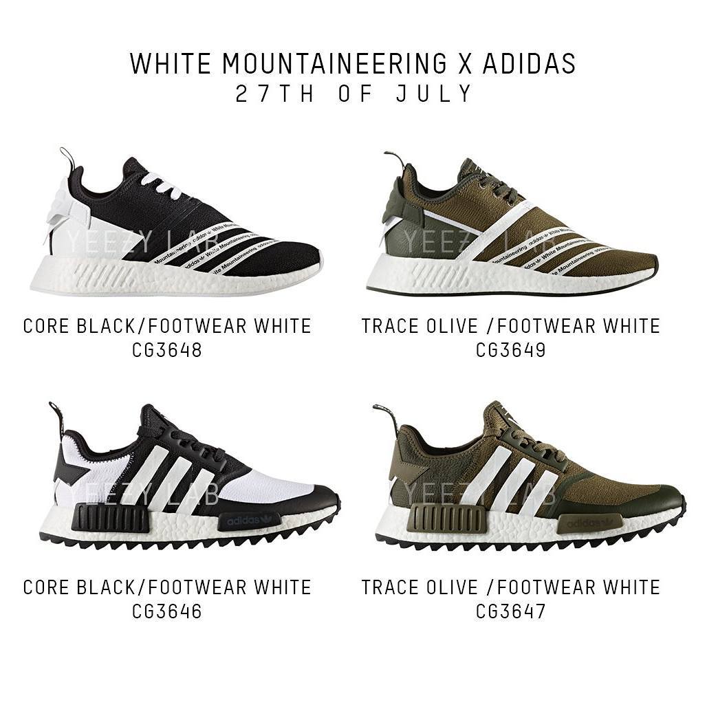 adidas Originals by White Mountaineering 2017 FALL/WINTER NMD_R1/R2 (アディダス オリジナルス バイ ホワイトマウンテニアリング 2017年 秋冬 エムエムディー)